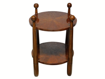 Vintage Beistelltisch im Regency-Stil aus Holz – 70 cm