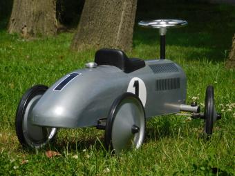 Oldtimer – Grau – 76 x 40 cm – Metall