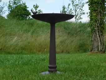 Vogeltränke Groß XL - Rund - 80 cm - Gusseisen