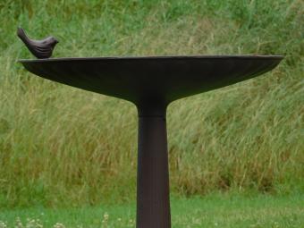 Vogeltränke Groß XL - Rund - 80 cm - Gusseisen