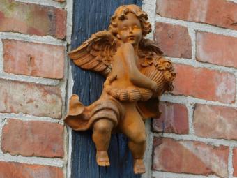 Cast Iron Angel Wall Hanging - 30 cm - Wall decoration