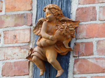 Cast Iron Angel Wall Hanging - 30 cm - Wall decoration