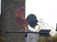 Forse windhaan / windwijzer met tuinsteker- 183cm hoog