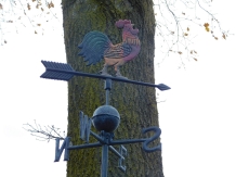 Forse windhaan / windwijzer met tuinsteker- 183cm hoog