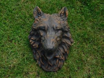 Wolvenkop met Wateruitloop - 45 x 35 cm - Steen