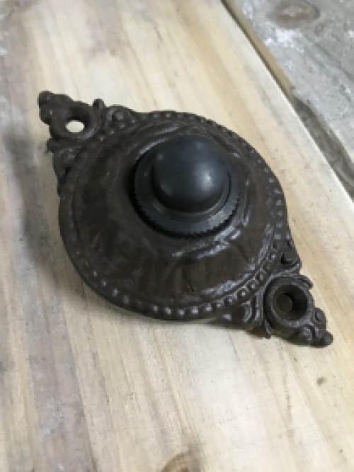 Doorbell - wilhelminian style - antique iron