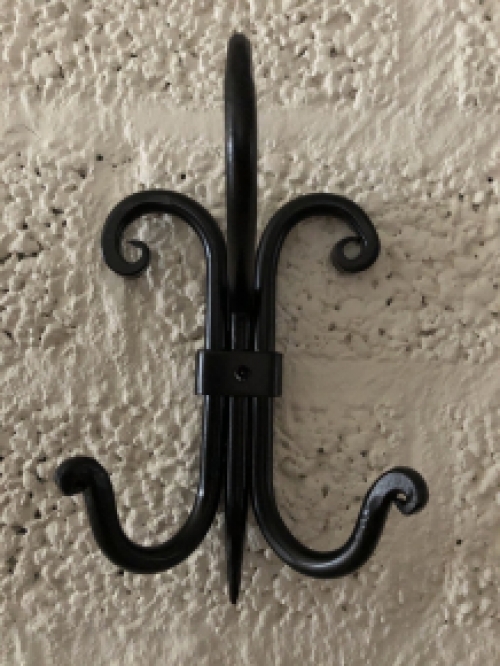Coat stand Spider - wrought iron - black