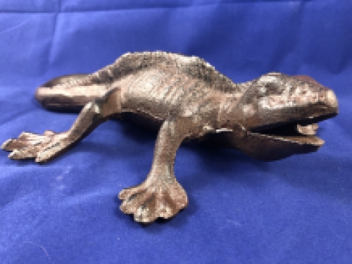 Lizard - Gecko - Cast iron - Brown