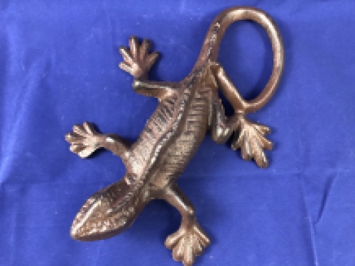 Lizard - Gecko - Cast iron - Brown