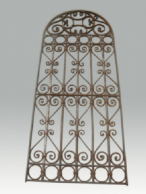 Wrought iron gate, 180 x 90, without lock