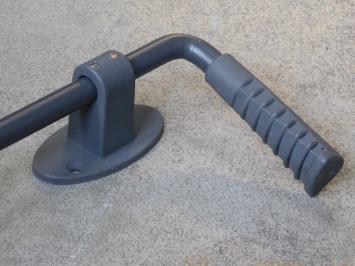 Tail bolt - Anthracite - 40 cm - Steel - Ground bolt