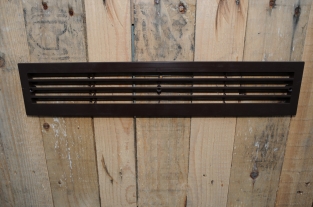 Air grille, ventilation grid, plastic-brown