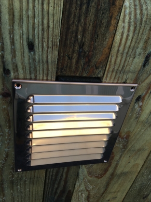 Air grille, vane grille red copper...