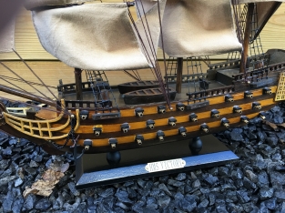 World famous warship, HMS VICTORY, completely handmade.