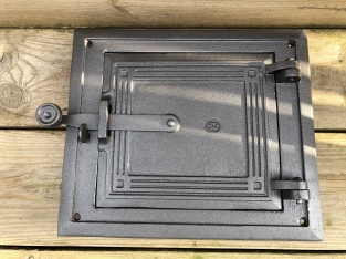 1 hatch for fireplace, cast iron, colour-untreated