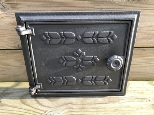 1 hatch for fireplace, cast iron, colour-untreated