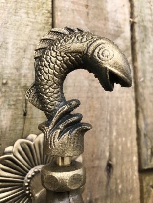 Water tap with Fish - Brass