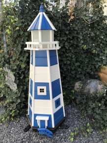 Beautiful large XXL wooden lighthouse with lighting, beautiful in color, hand-painted!!