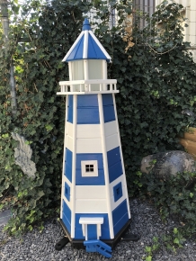 Beautiful large XXL wooden lighthouse with lighting, beautiful in color, hand-painted!!