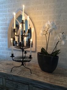 Candle stand - etagere 3 layers, wrought iron, beautiful design!