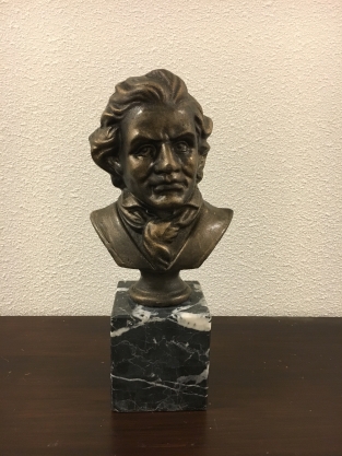 Ludwig van Beethoven, metaal, brons-look