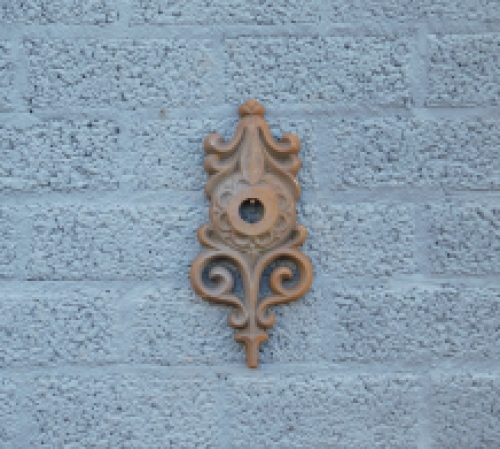 Wall anchor (Flower) - cast iron