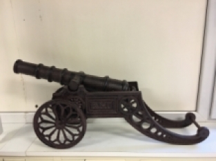 Cannon - Decorative - Cast iron - Brown