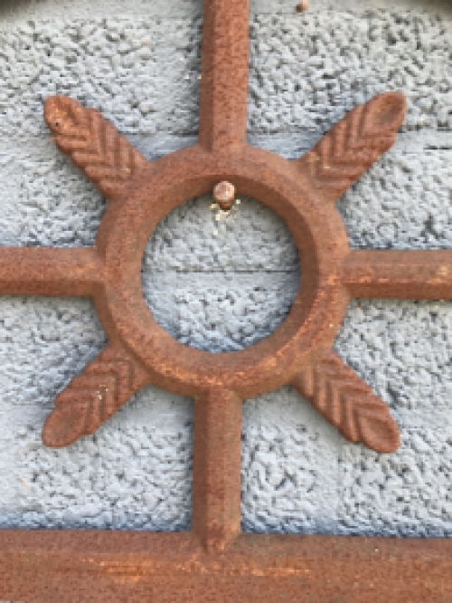 Cast iron barn window, barn window, Oak small.