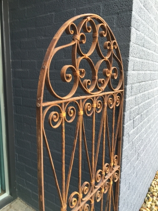 Wrought iron gate, 180 x 90, without lock