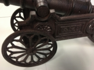 Cannon - Decorative - Cast iron - Brown