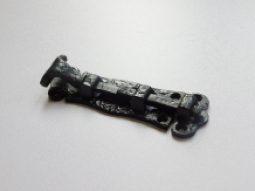 Slide lock - bolt 5' - wrought iron, black powder coated