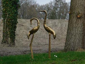 Set kraanvogels XL - goud - alu