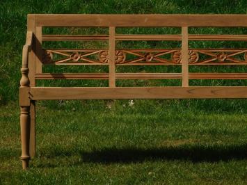Dekorative Gartenbank - 150 cm - Holz
