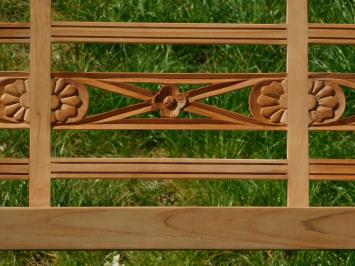 Dekorative Gartenbank - 150 cm - Holz