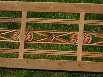 Dekorative Gartenbank - 150 cm - Holz