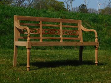 Dekorative Gartenbank - 150 cm - Holz