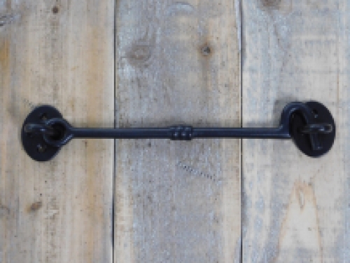 Cabin hook - door hook - wrought iron - black-19.5 cm