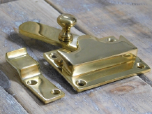 Locks for toilet door, toilet door lock, closed and occupied/inactive, brass