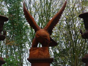 Adelaar XL op Sokkel - 175 cm - Gietijzer