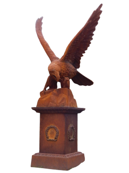 Adelaar XL op Sokkel - 175 cm - Gietijzer