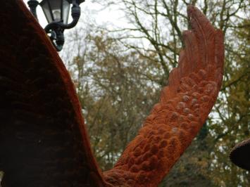 Adelaar XL op Sokkel - 175 cm - Gietijzer