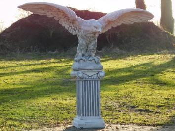 Adler XXL auf Sockel - 160 cm - Massivstein