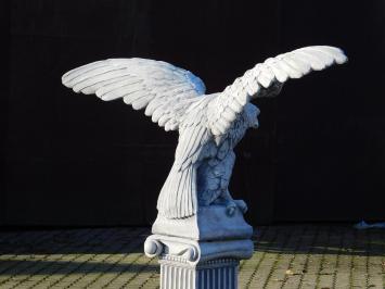 Eagle XXL on Pedestal - 160 cm - Solid Stone