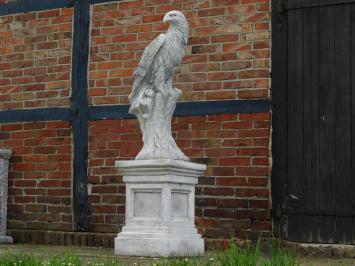 Eagle on Pedestal - 165 cm - Stone