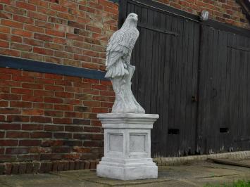 Eagle on Pedestal - 165 cm - Stone