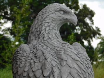 Eagle on Pedestal - 165 cm - Stone