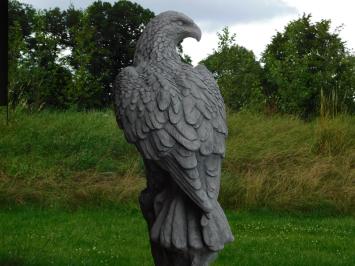 Eagle on Pedestal - 165 cm - Stone