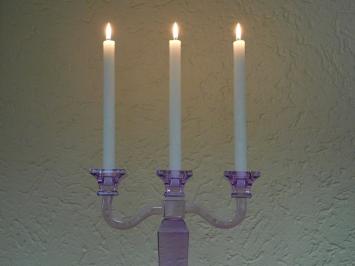 Kerzenständer - Flieder - 35 cm - Glas