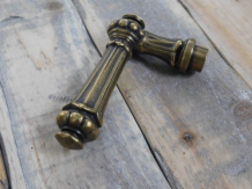 Set of door hardware - PZ - brass patinated - robust