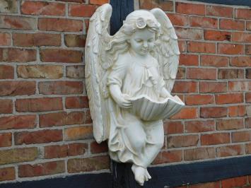 Angel with bowl - polystone - wall decoration